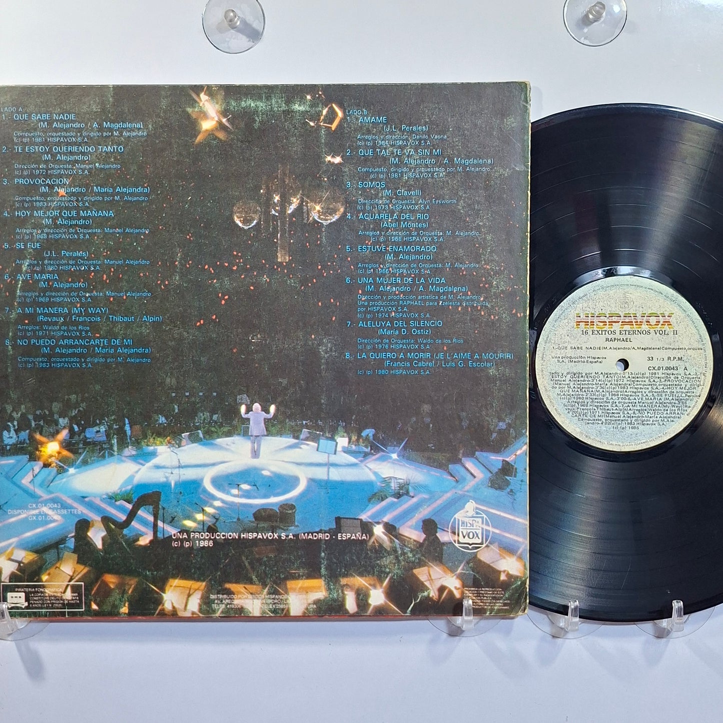 lp Raphael 16 exitos Eternos vol 2 made peru 1987 latin pop