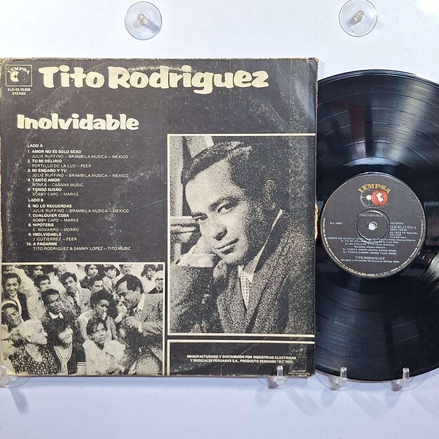 lp Tito Rodríguez Inolvidable made peru 1973 latin bolero