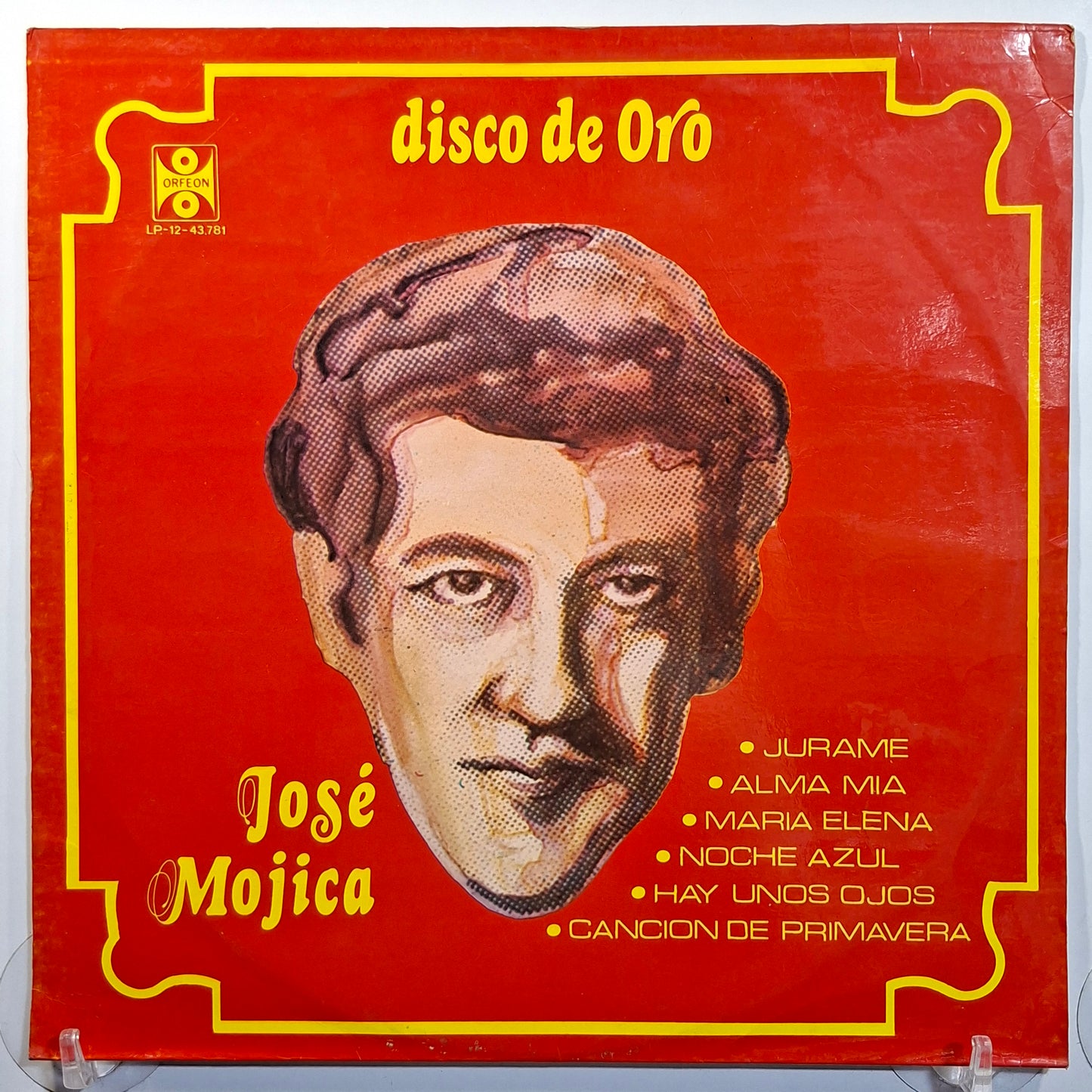 lp Jose Mojica Disco de Oro made ecuador 1971 bolero latin