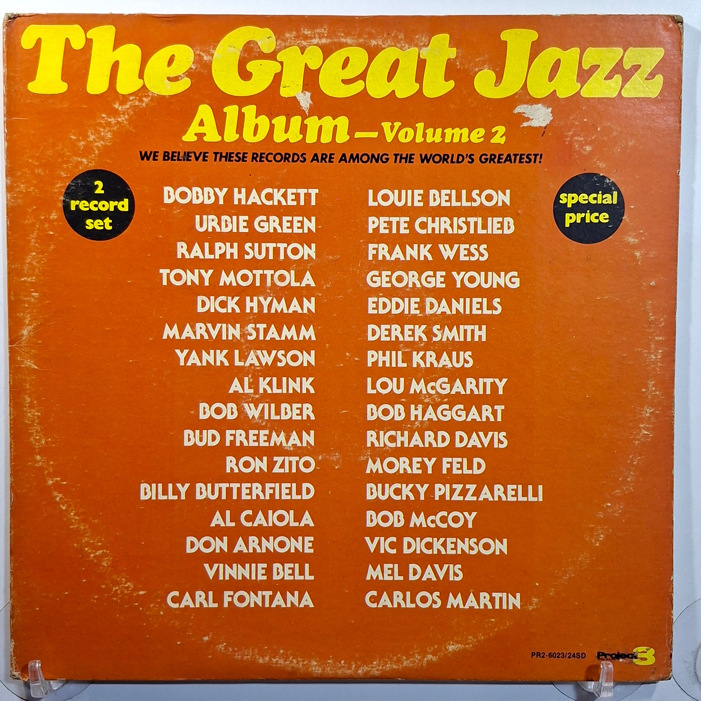 x2 lp The Great Jazz Album Volume 2 made usa 1977 jazz