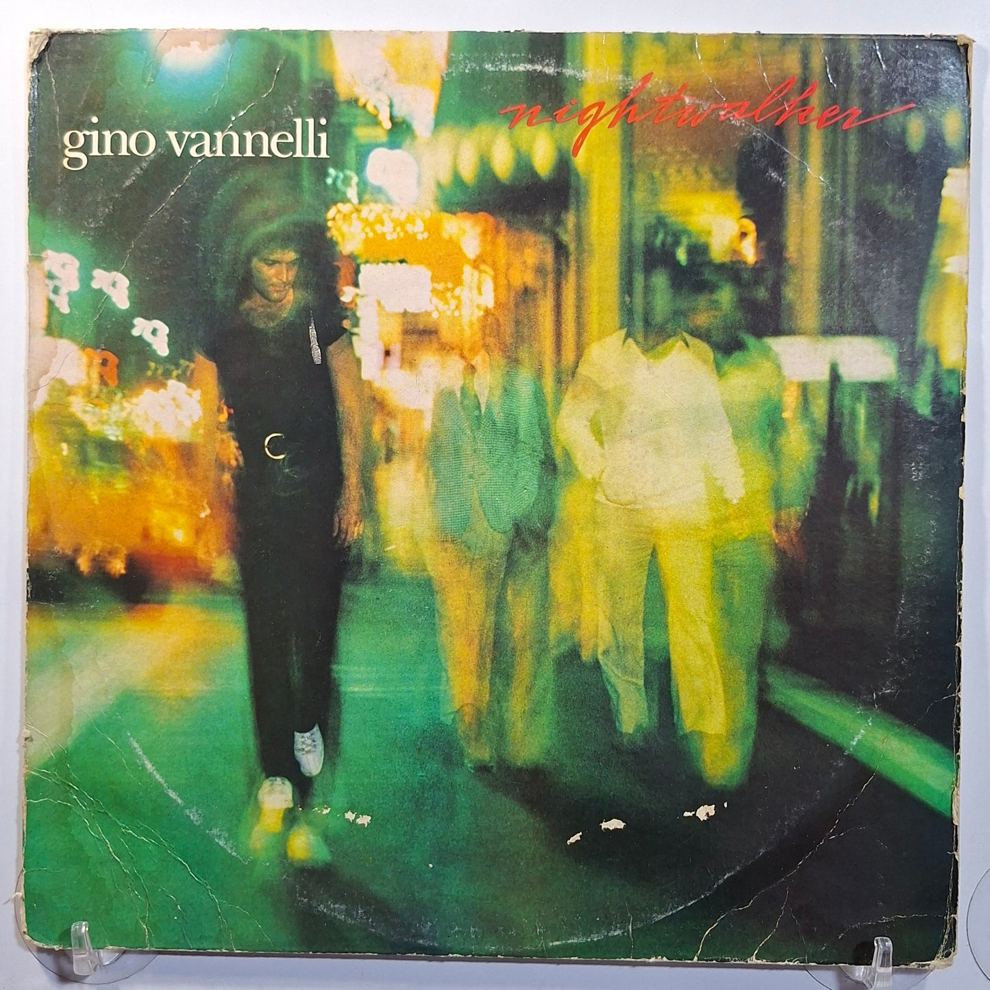 lp Gino Vannelli Nightwalker made usa 1981 con insert soul pop