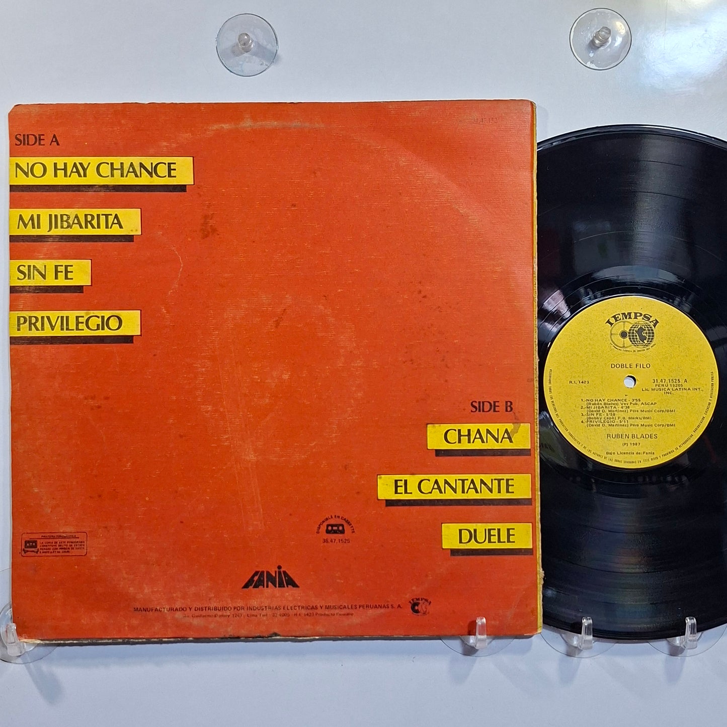 lp Ruben Blades Doble Filo made peru 1973 salsa