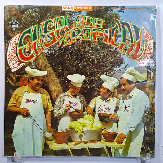 lp Ensalada Tropical Don Enrique Y Sus Estrellas Mario Cavagnaro Manolin Y Su Conjunto Oliva Brass made peru 1970 latin cumbia