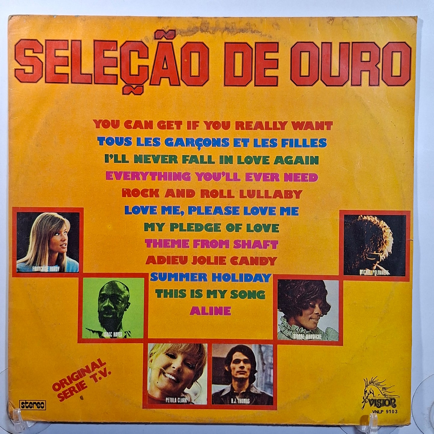 lp Selecao de Ouro Petula Clark B.J. Thomas Isaac Hayes varios made brasil 1976 funk soul disco