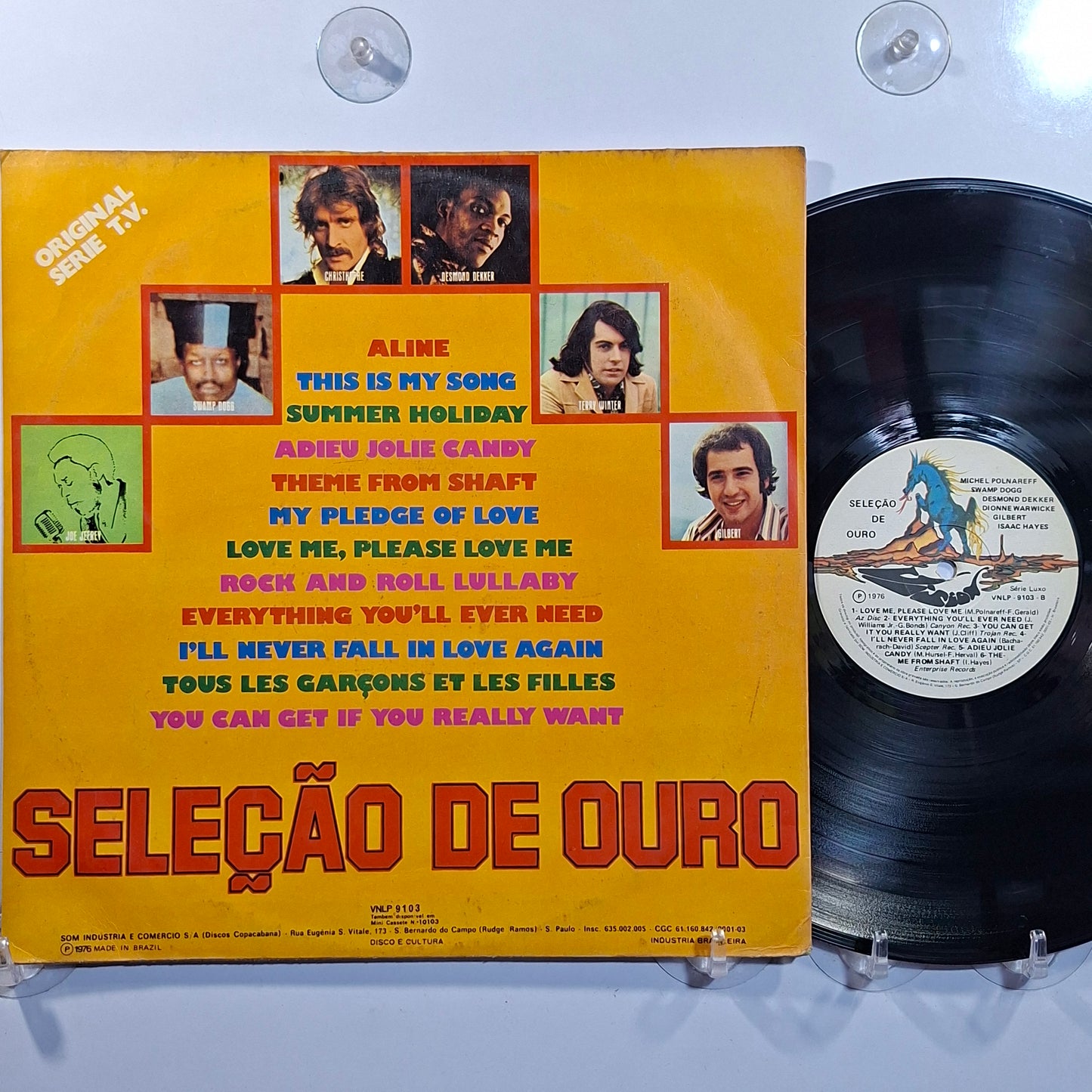 lp Selecao de Ouro Petula Clark B.J. Thomas Isaac Hayes varios made brasil 1976 funk soul disco