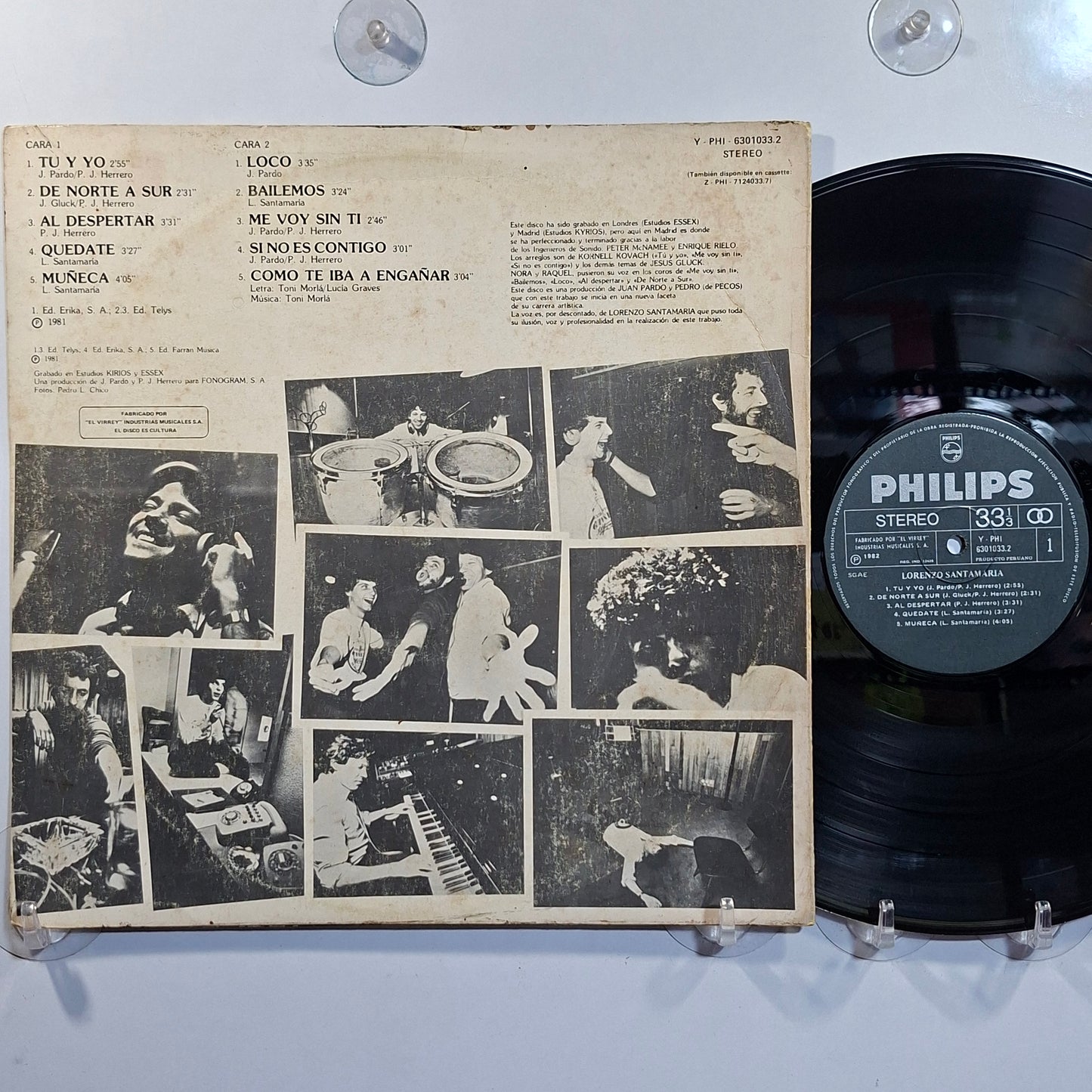 lp Lorenzo Santamaria Lorenzo Santamaria made peru 1981 latin pop