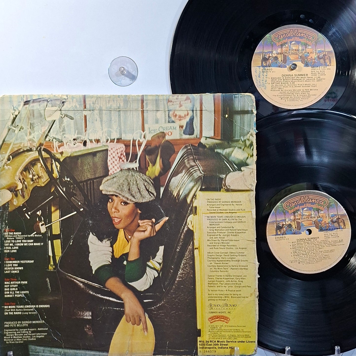x2 lp Donna Summer On the Radio Greatest Hits Vol I & II made usa 1979 Soul disco Pop