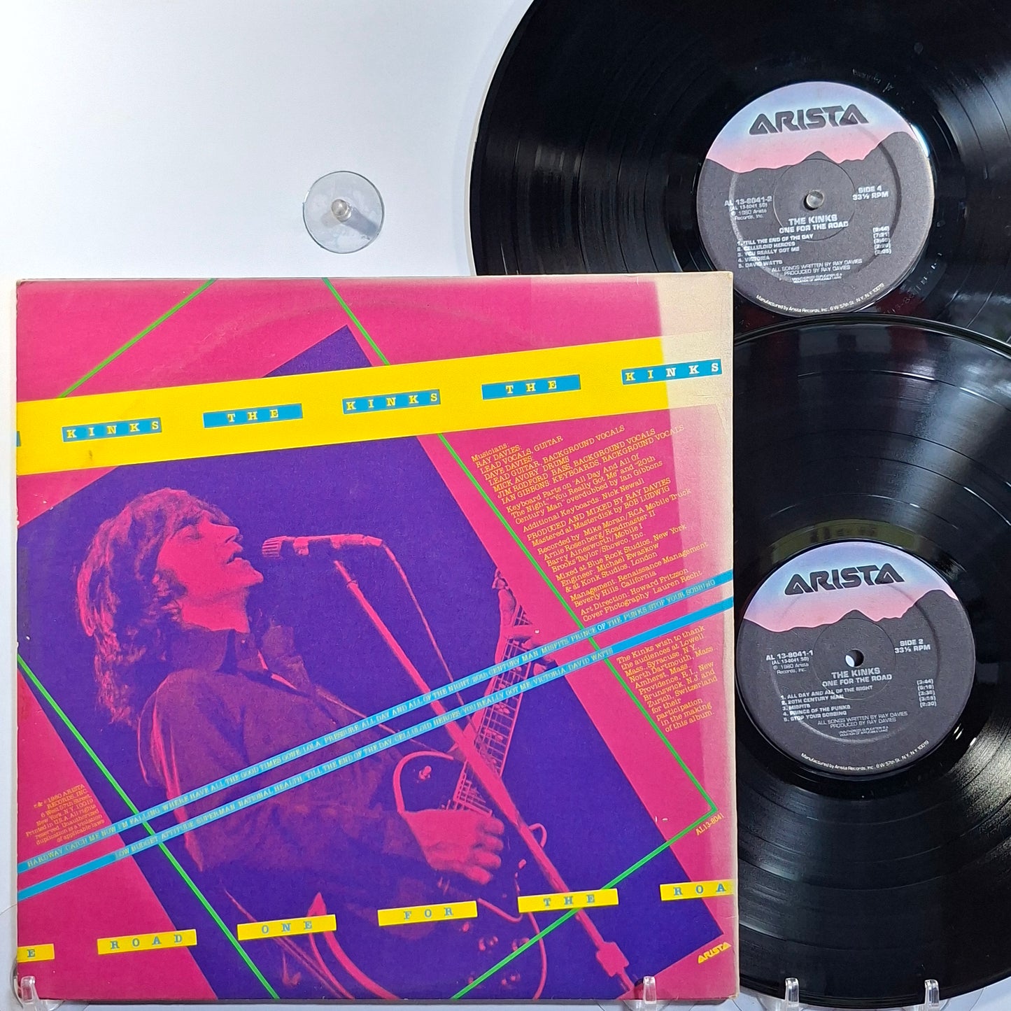 x2 lp The Kinks One For The Road made usa 1988 gatefold pop rock
