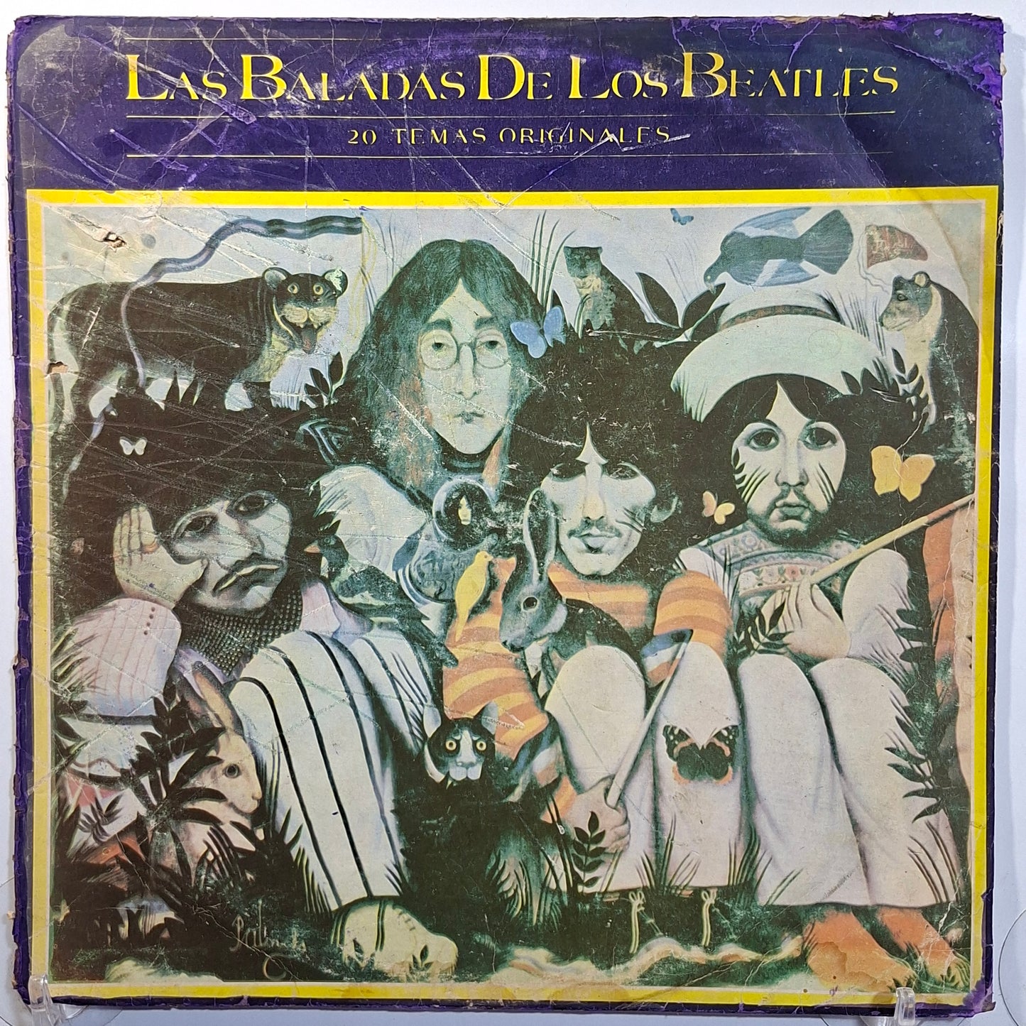 lp the beatles Las Baladas De Los Beatles made peru 1986 rock