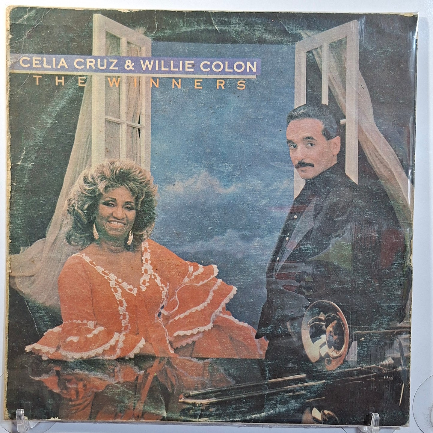 lp Celia Cruz & Willie Colon Los Triunfadores made peru 1987 salsa