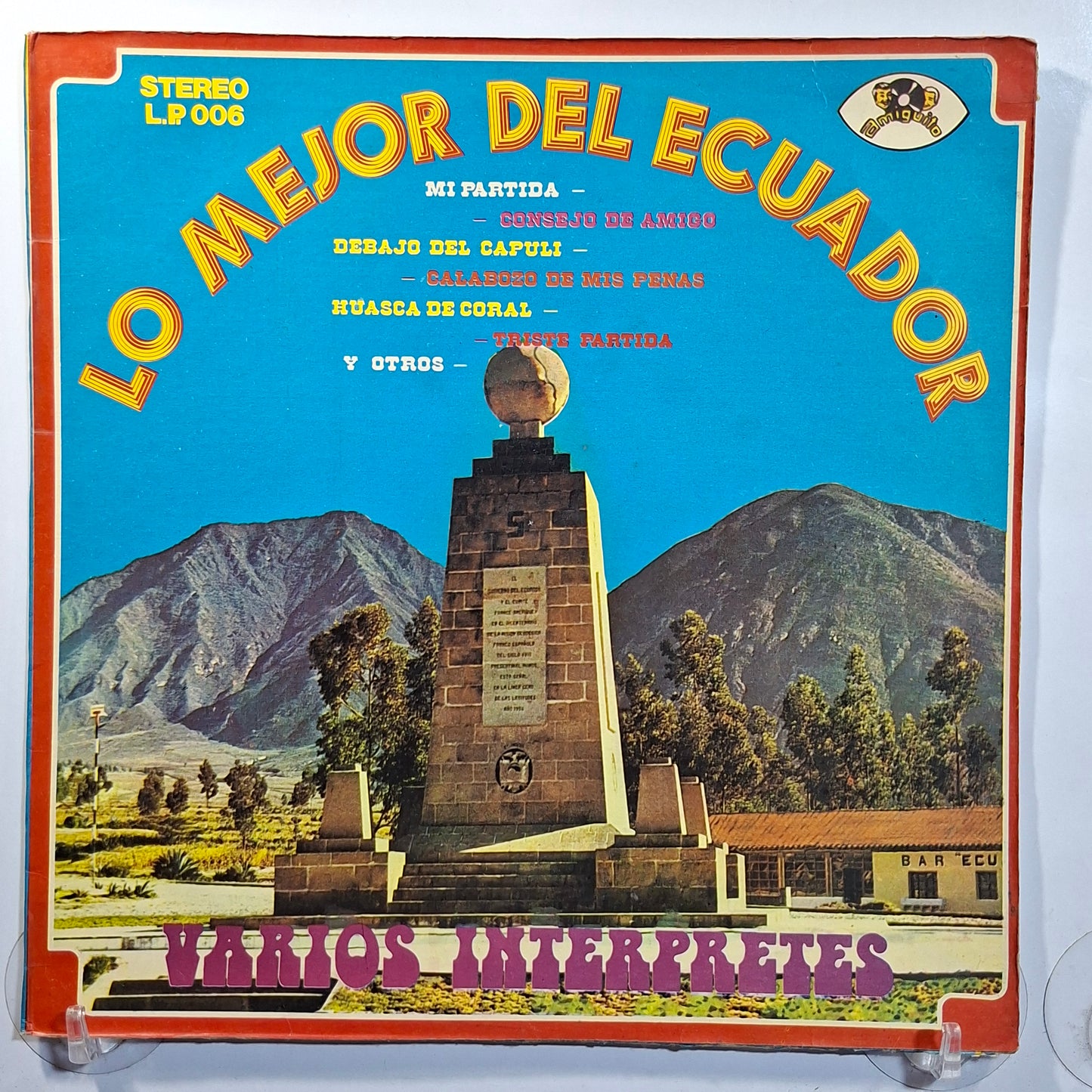 lp Lo Mejor Del Ecuador Trio Atahualpa Duo Salinas Los Trigales varios made peru 1981 pasillo folk