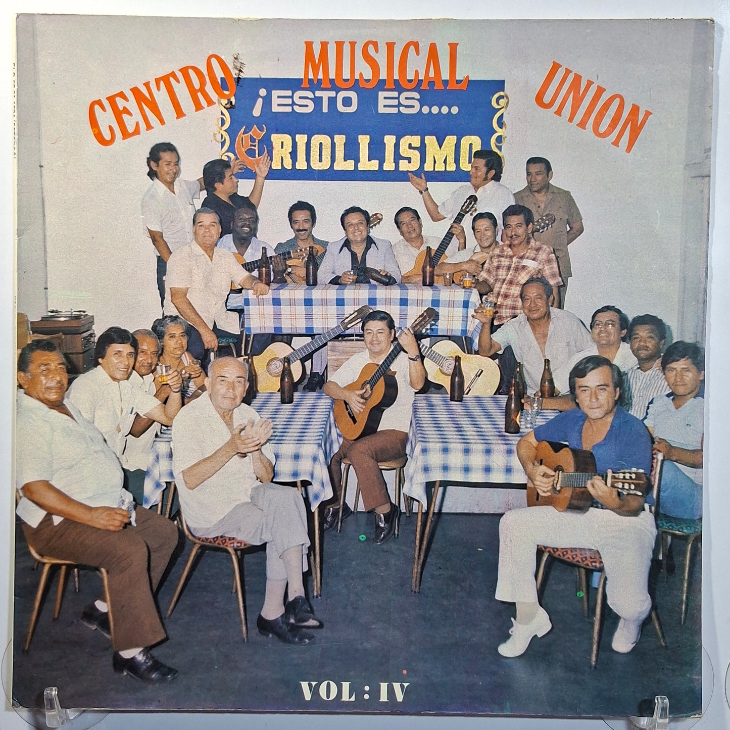 lp Centro Musical Union vol 4 Lucho Barrios Pedrito Otiniano Elenco Union varios made peru 1983 criollo folk