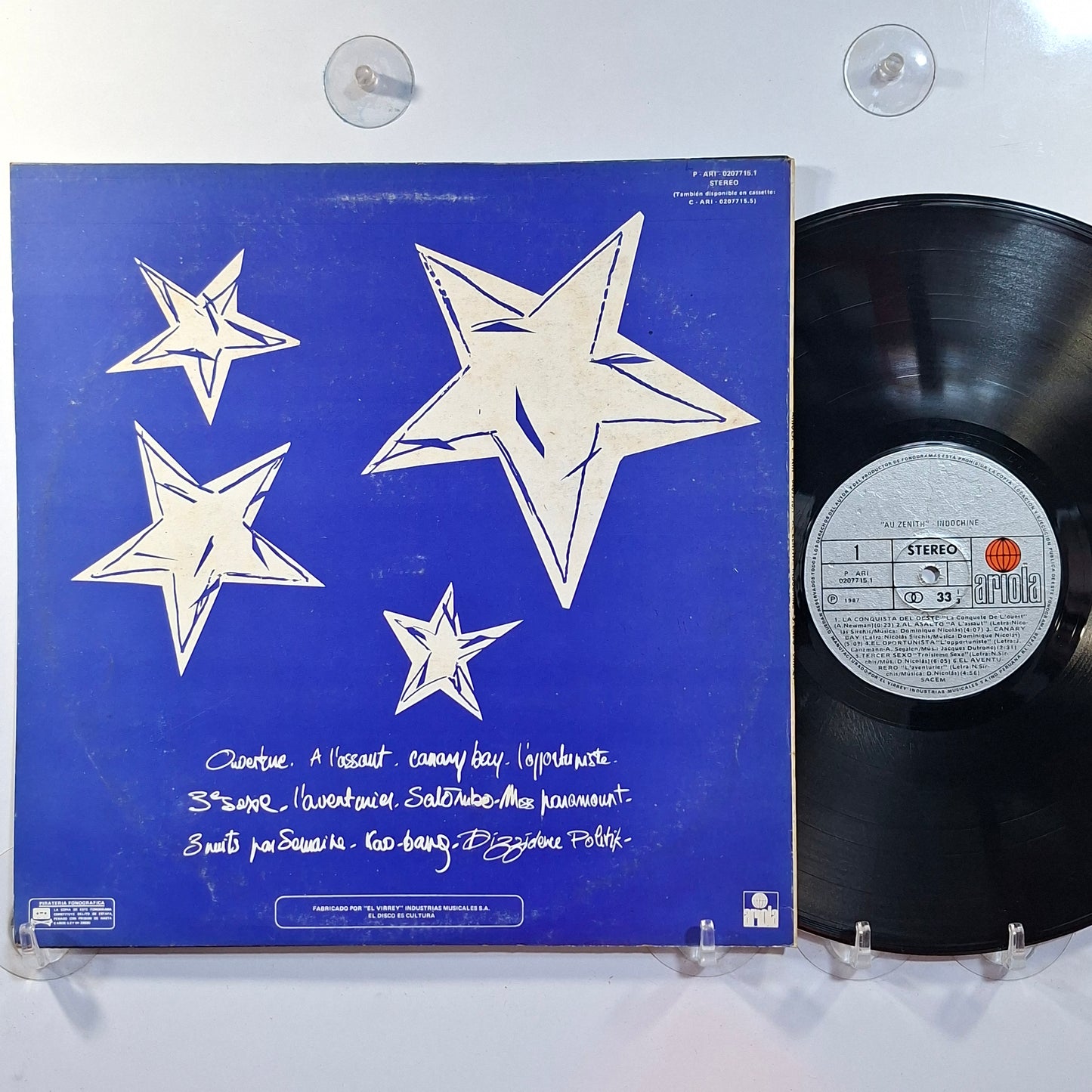 lp indochine au zenith made peru 1987 rock new wave