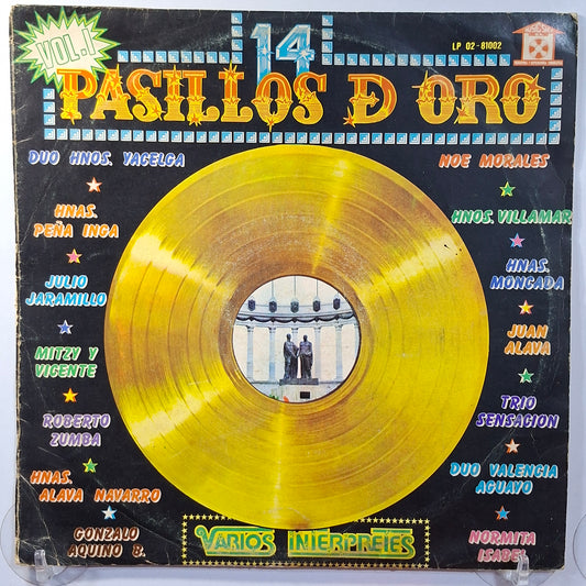lp 14 Pasillos De Oro julio jaramillo noe morales juan alava varios made peru 1980 pasillo folk