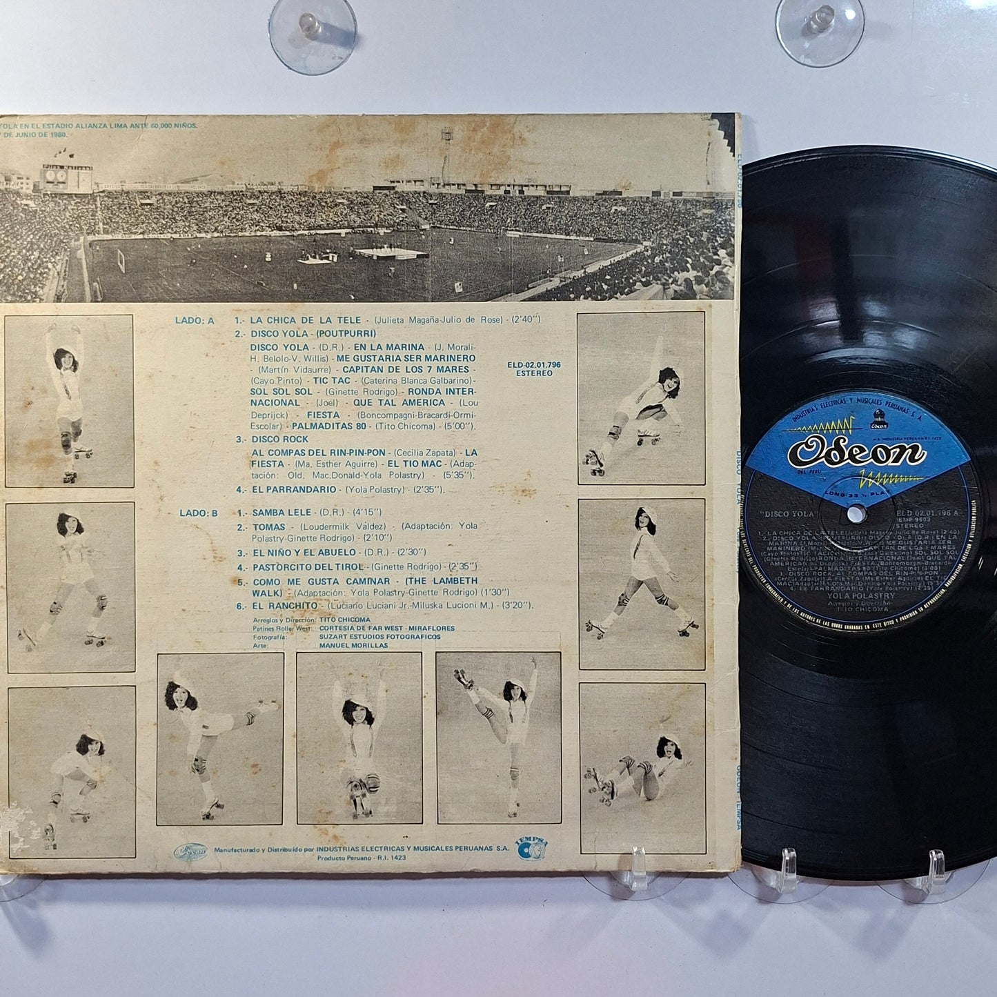 lp yola polastry disco yola made peru 1980 infantil