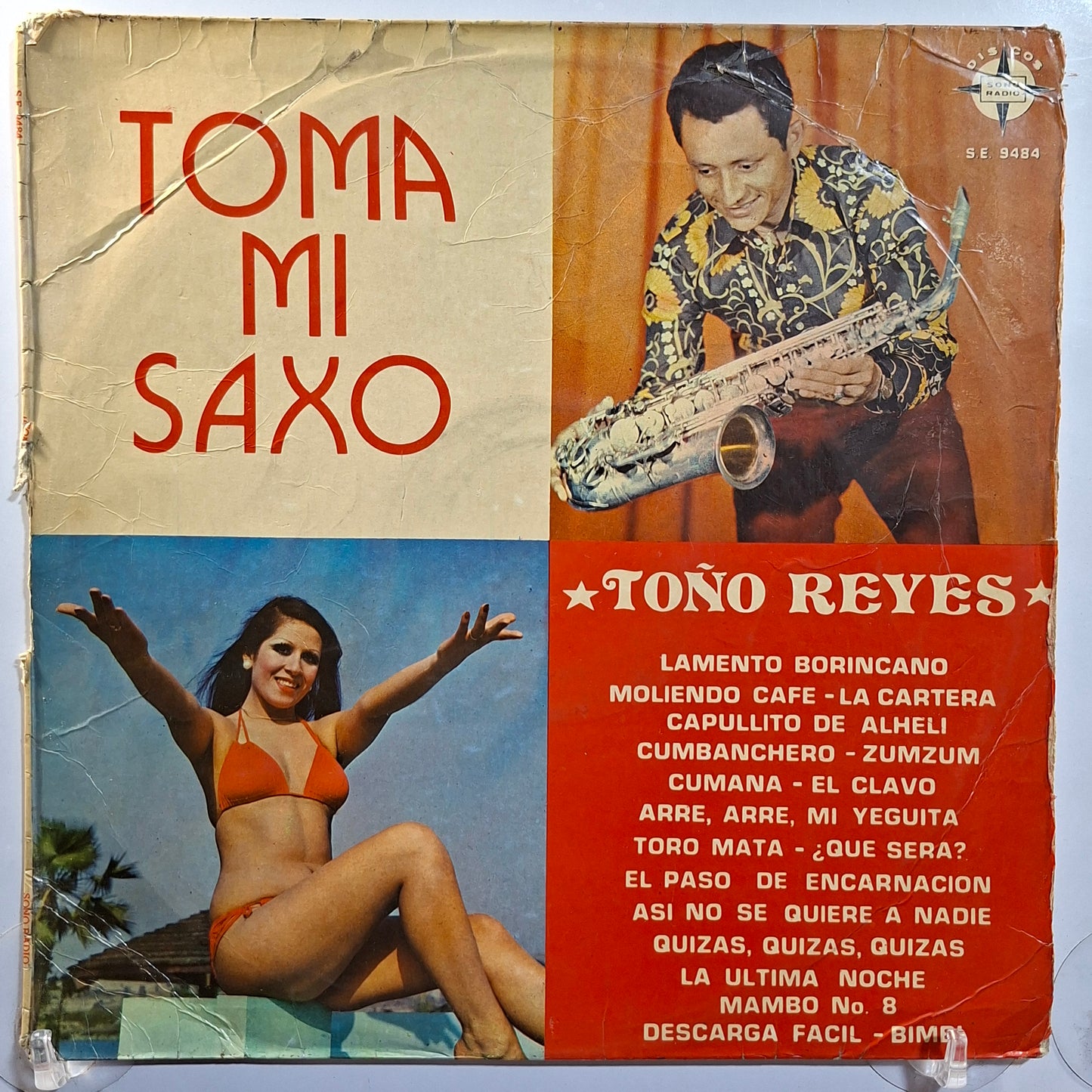 lp Toño Reyes Toma Mi Saxo made peru 1974 salsa descarga