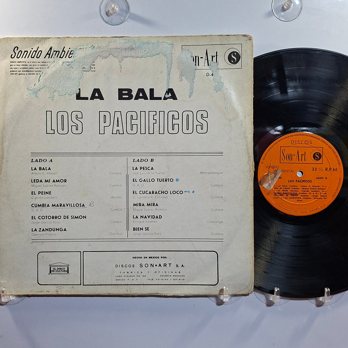 lp Los Pacificos La Bala made mexico 1972 latin cumbia