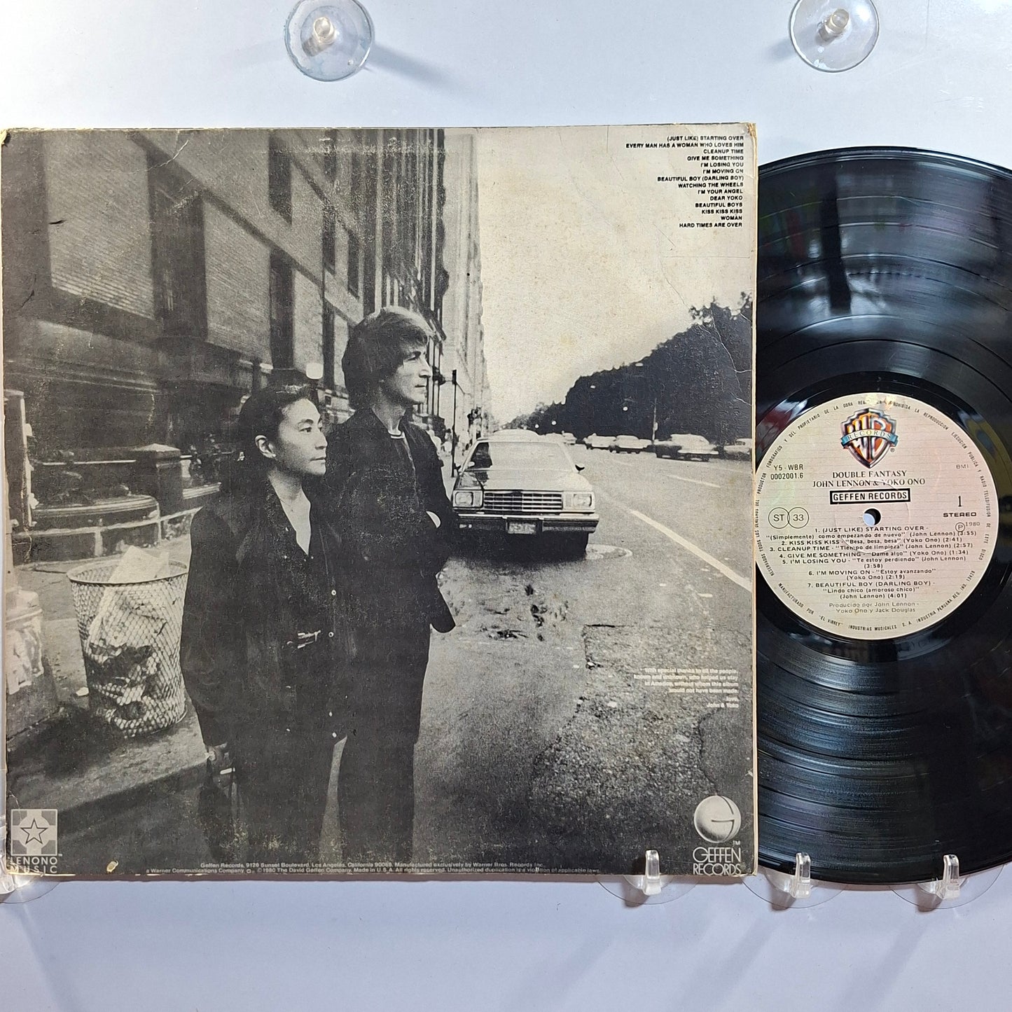lp John Lennon & Yoko Ono Double Fantasy made usa 1980 con insert pop rock