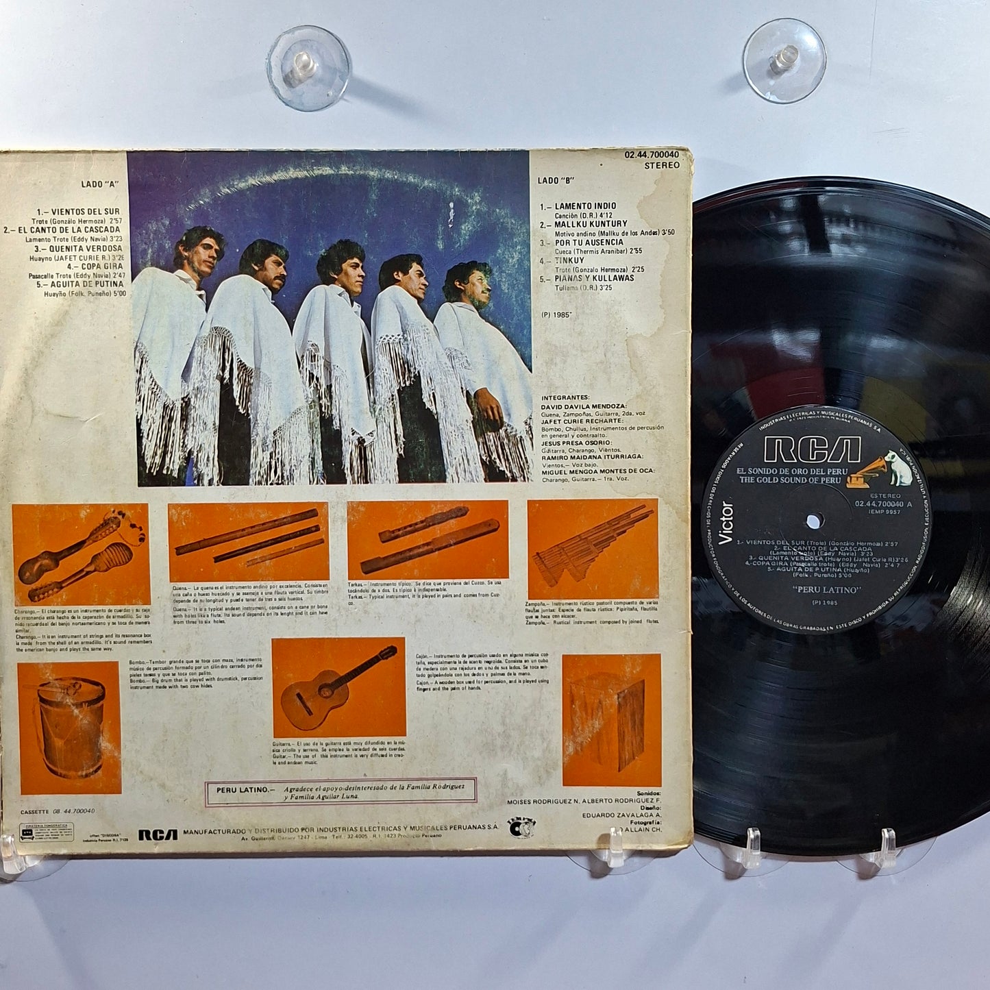 lp peru laitno el sonido de oro del peru made peru 1985 gatefold andean folk