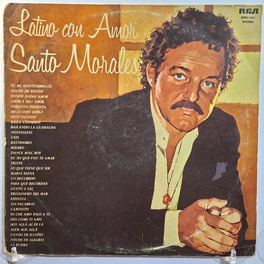 lp Santo Morales Latino con Amor made peru 1982 promocional latin bolero