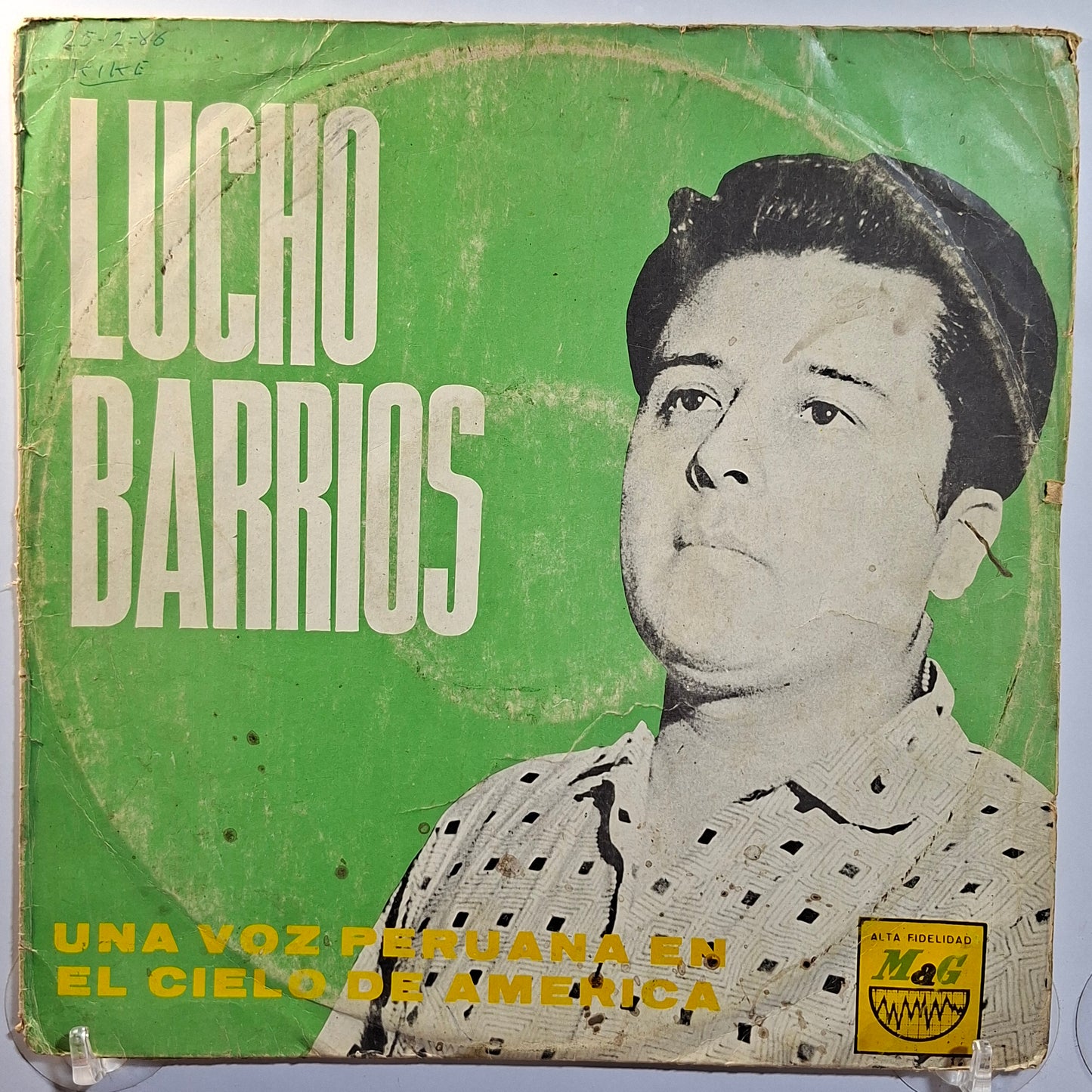 lp lucho barrios Una Voz peruana En El Cielo De América made peru 1957 latin bolero