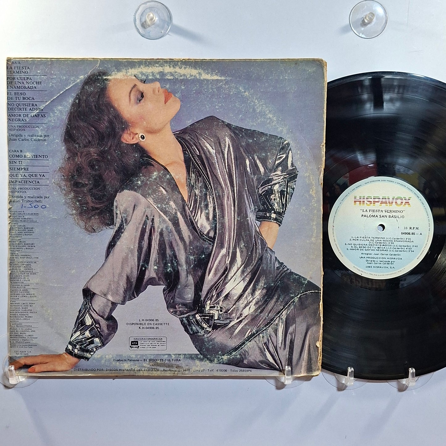 lp Paloma San Basilio La Fiesta Termino made peru 1985 latin pop