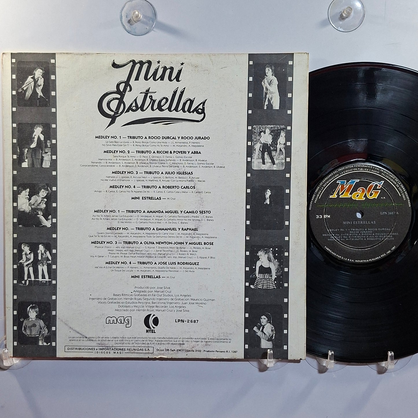 lp Mini Estrellas Mini Estrellas made peru 1983 latin pop