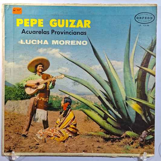 lp Pepe Guízar Acuarelas Provincianas made mexico 1960 ranchera folk