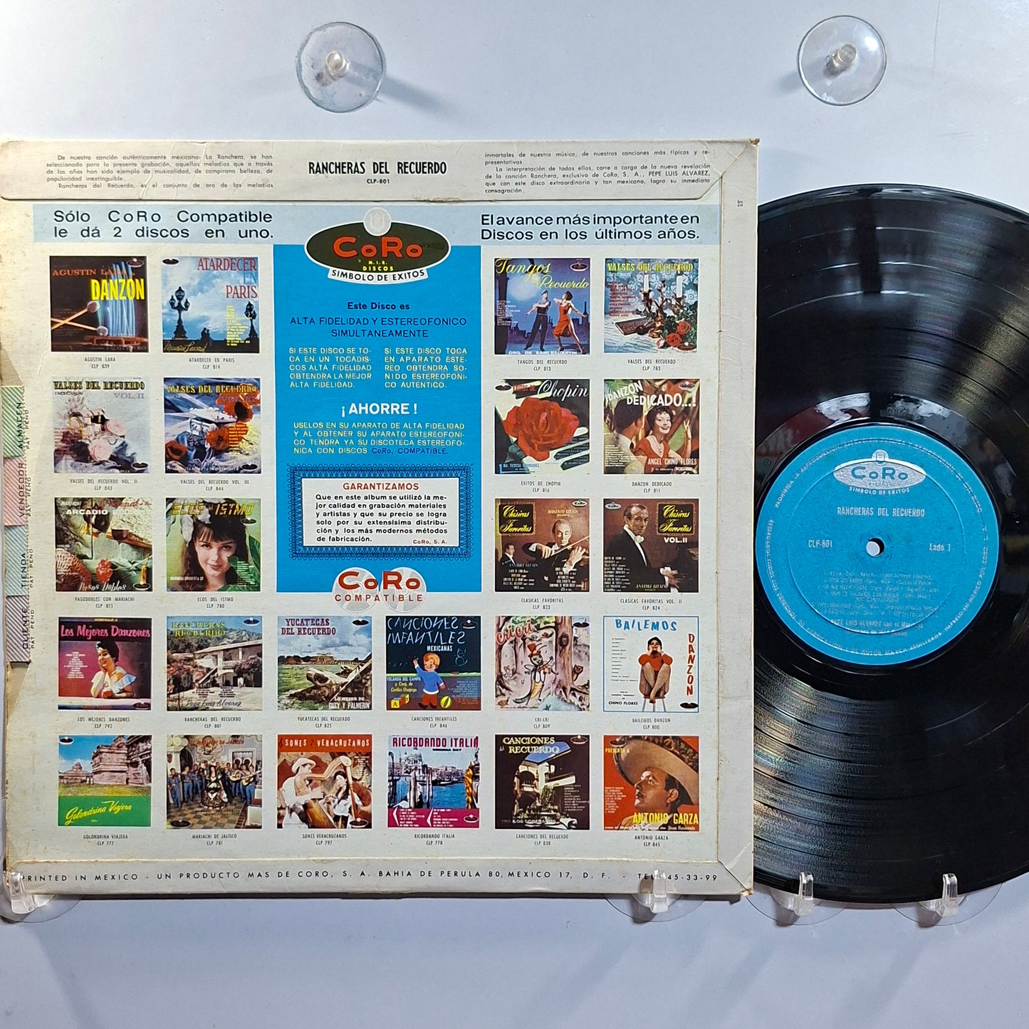 lp Pepe Luis Alvarez Rancheras Del Recuerdo made mexico 1976 ranchera folk