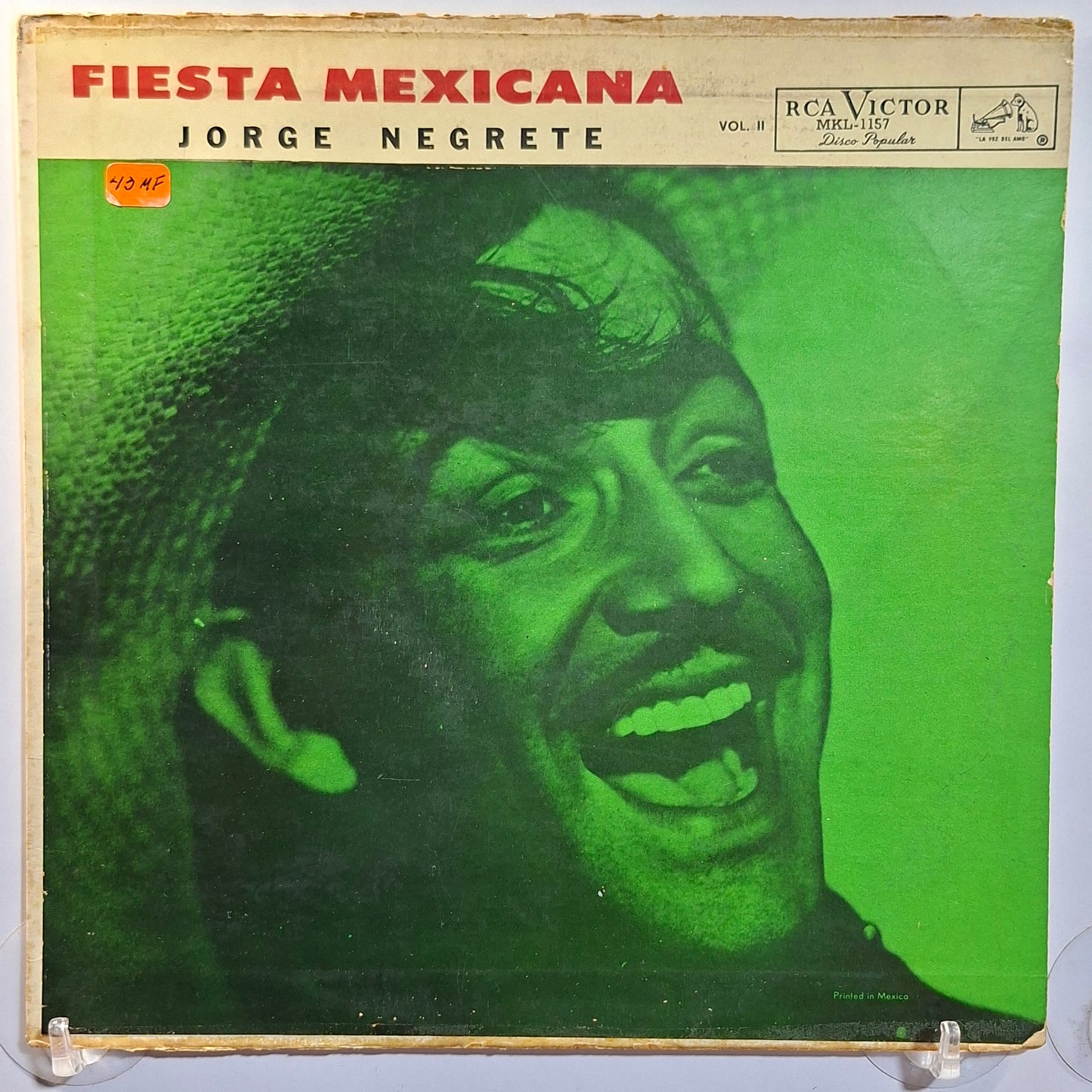 lp Jorge Negrete Fiesta Mexicana made mexico 1959 ranchera folk