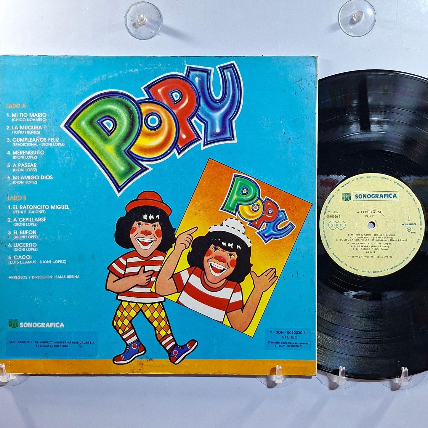 lp Popy A Cepillarse made peru 1982 infantil