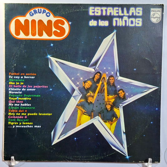 lp Grupo Nins Estrellas De Los Niños made peru 1981 infantil