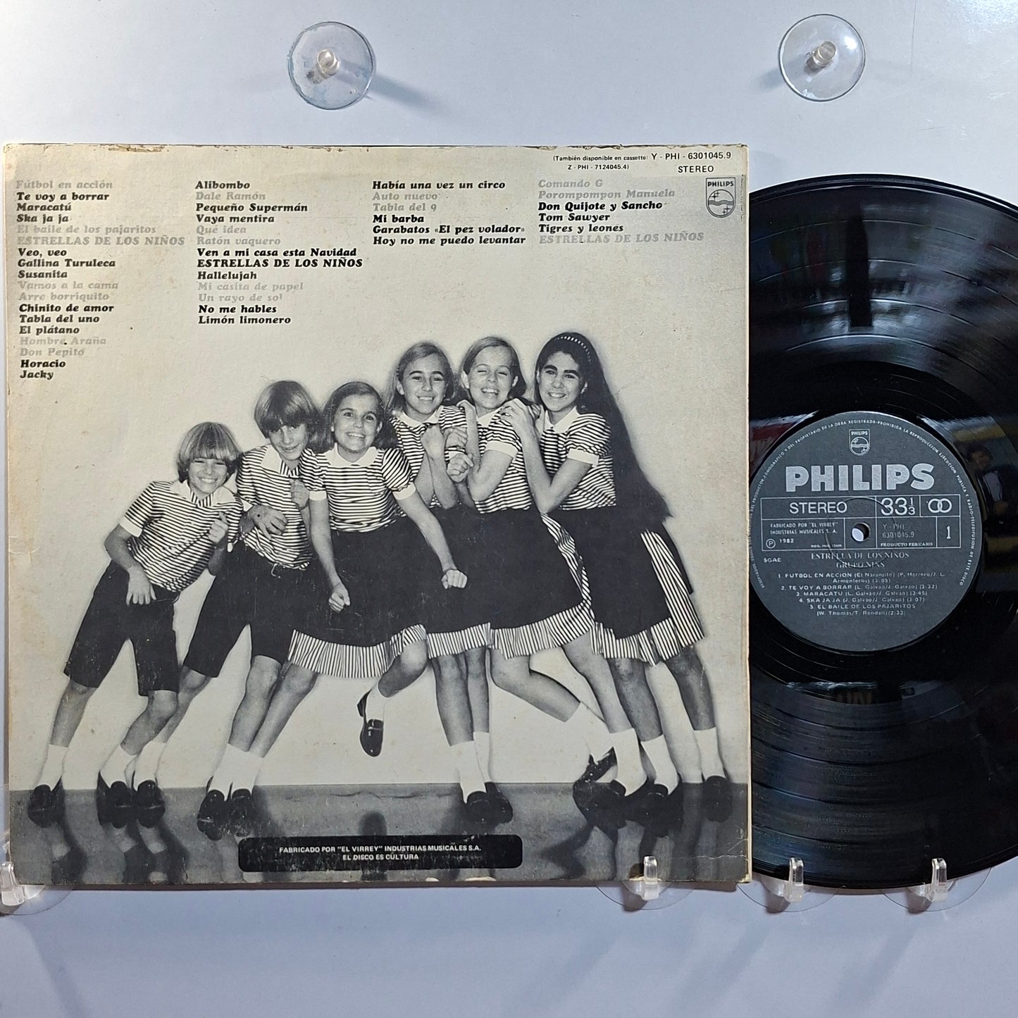 lp Grupo Nins Estrellas De Los Niños made peru 1981 infantil
