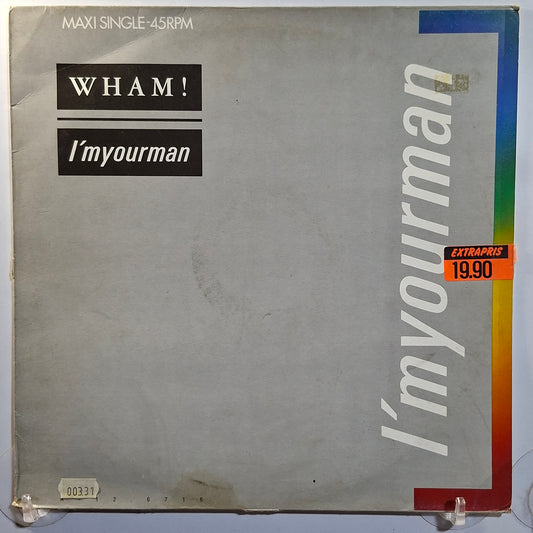 maxi single 12" Wham! I'm Your Man made holanda 1985 electronic pop