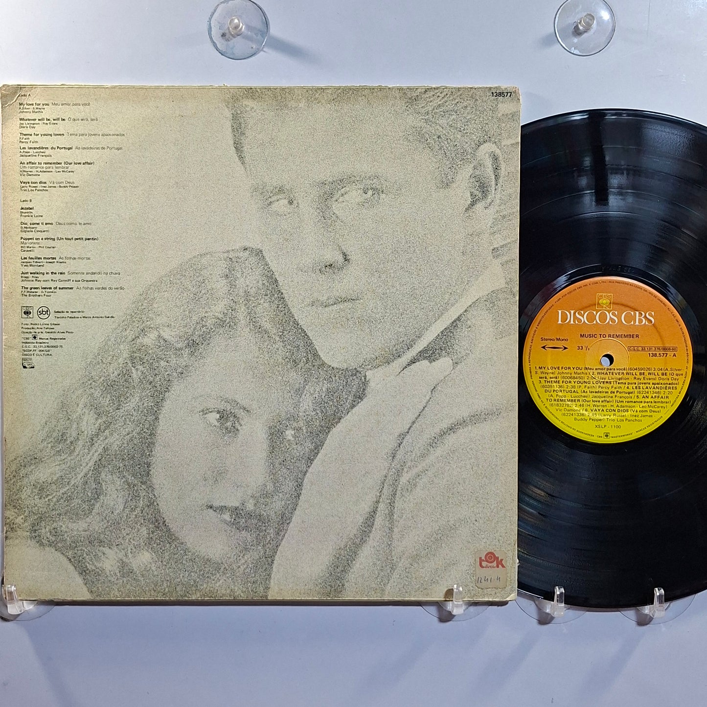 lp Music To Remember Johnny Mathis Doris Day Frankie Laine varios made brasil 1970 pop