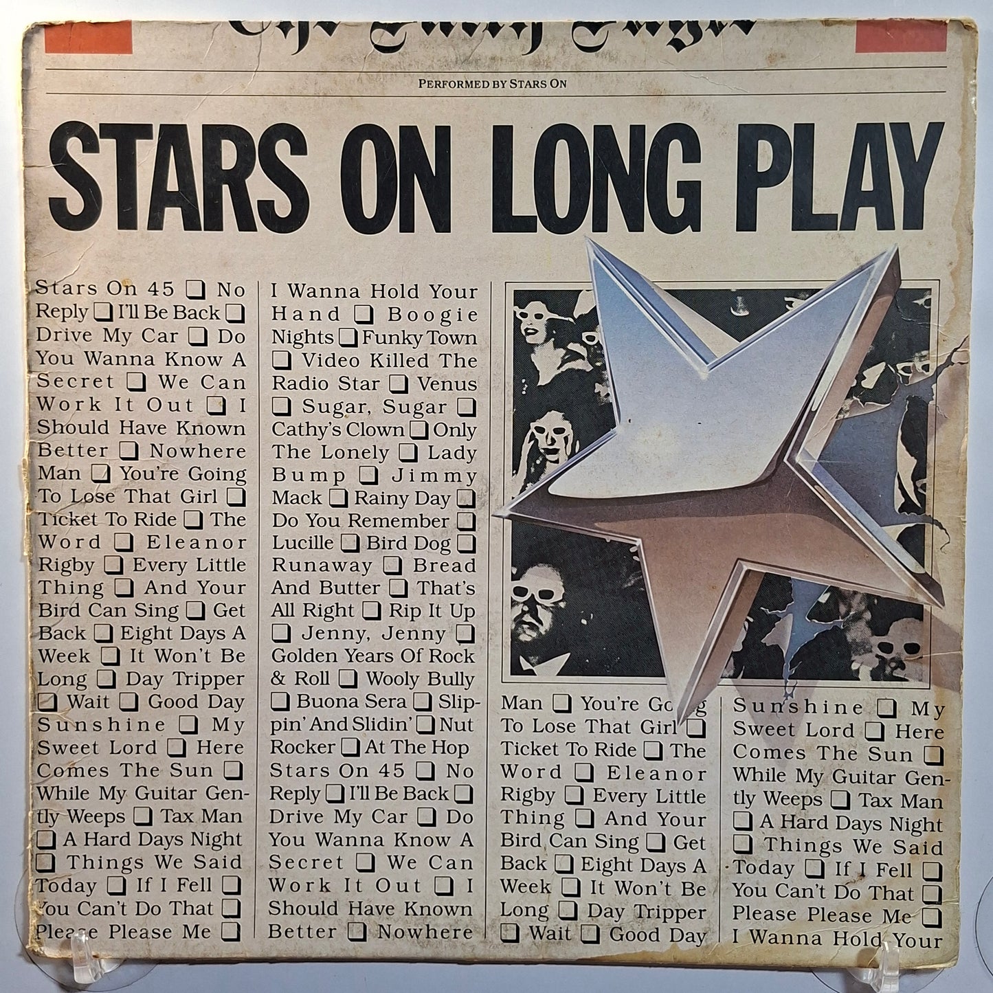 lp Stars On Long Play Medley beatles made usa 1981 rock