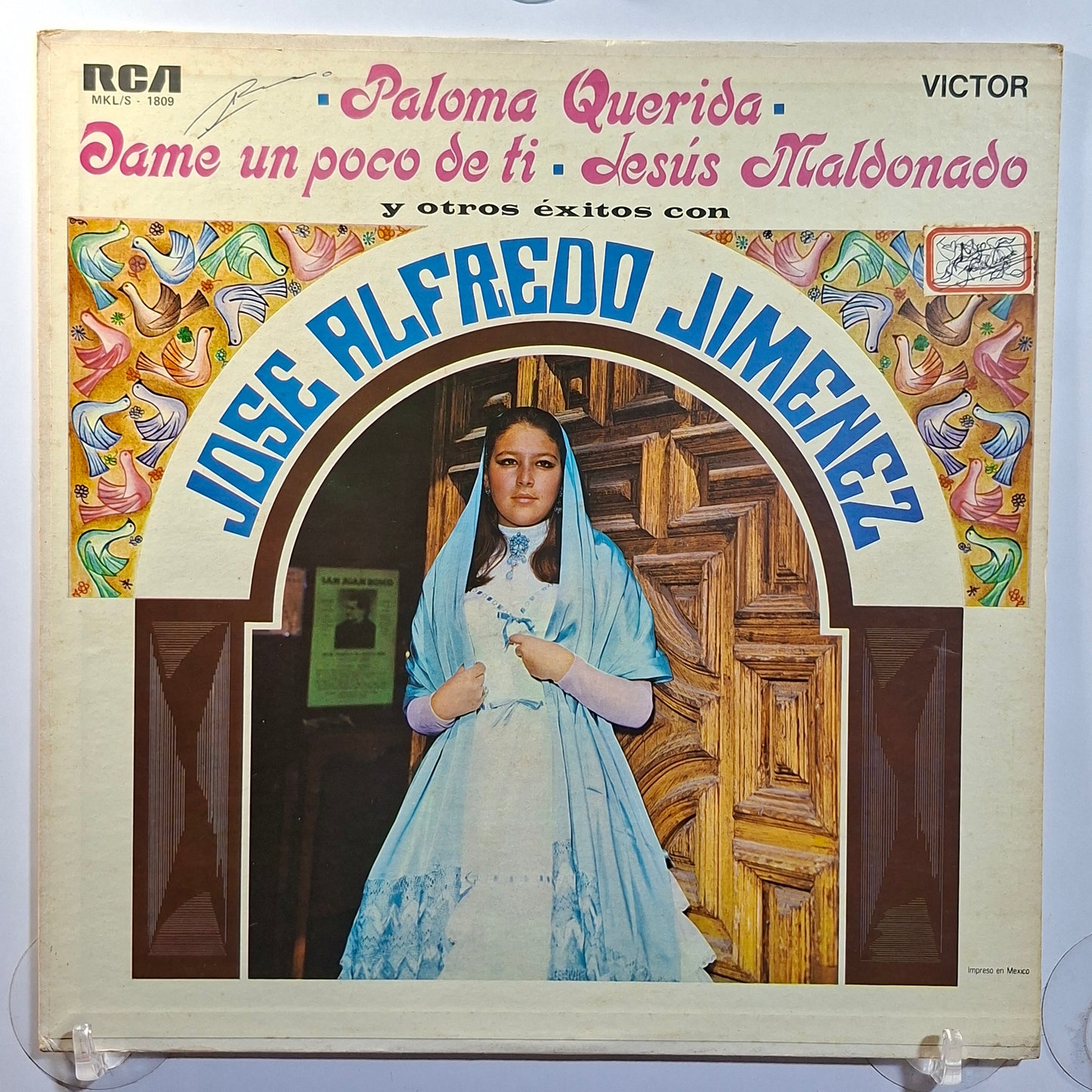 lp Jose Alfredo Jimenez Con El Mariachi Vargas de Tecalitlan paloma Querida Y Otros Exitos made mexico 1969 ranchera folk