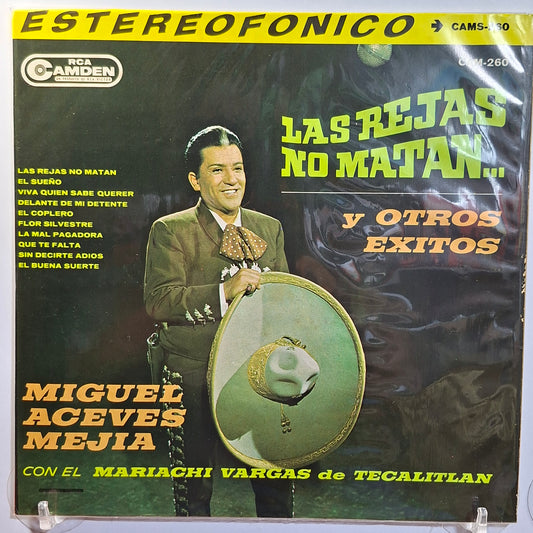 lp Miguel Aceves Mejia Las Rejas No Matan Y Otros exitos made peru 1967 ranchera folk