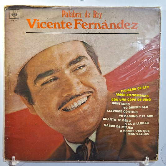 lp Vicente Fernandez Palabra de Rey made mexico 1968 ranchera folk