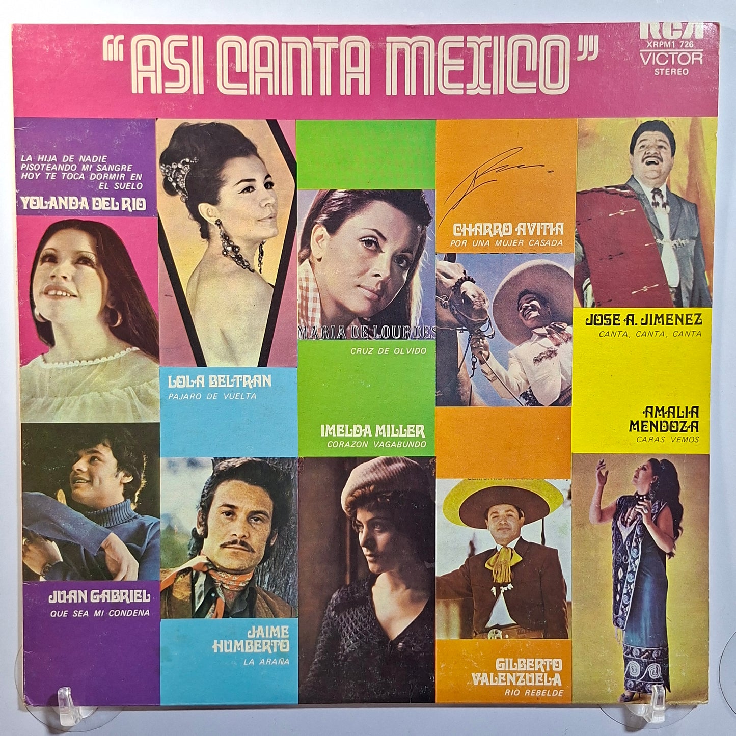 lp Asi Canta Mexico Juan Gabriel Jose Alfredo Jimenez Yolanda Del Rio varios made peru 1980 ranchera latin pop