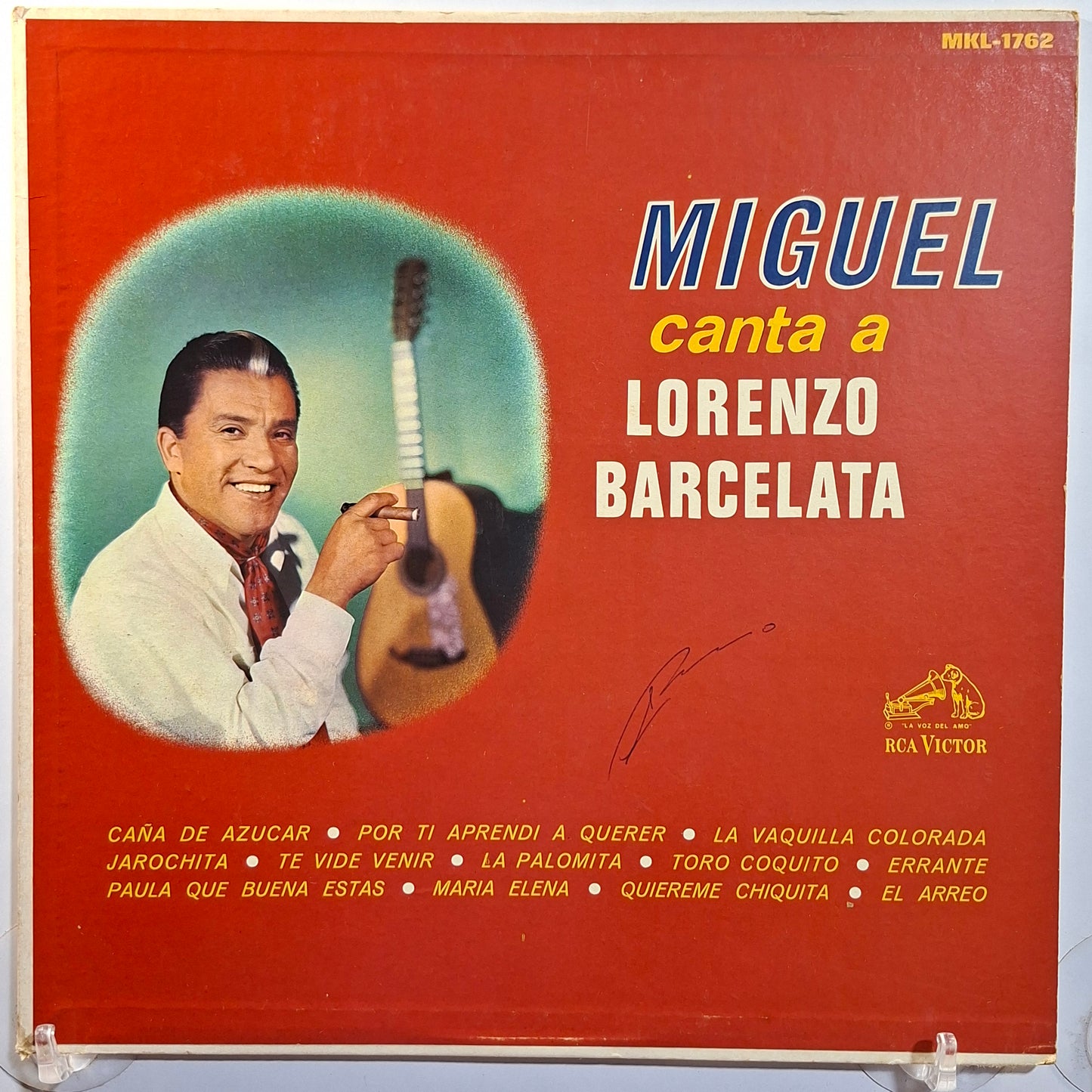 lp Miguel Aceves Mejia Miguel Canta A Lorenzo Barcelata made mexico 1967 ranchera folk
