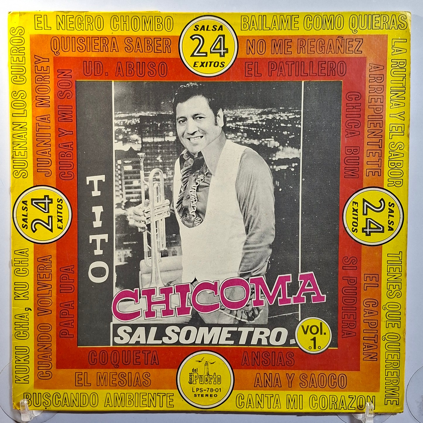 lp Tito Chicoma Salsometro Vol 1 made peru 1978 salsa