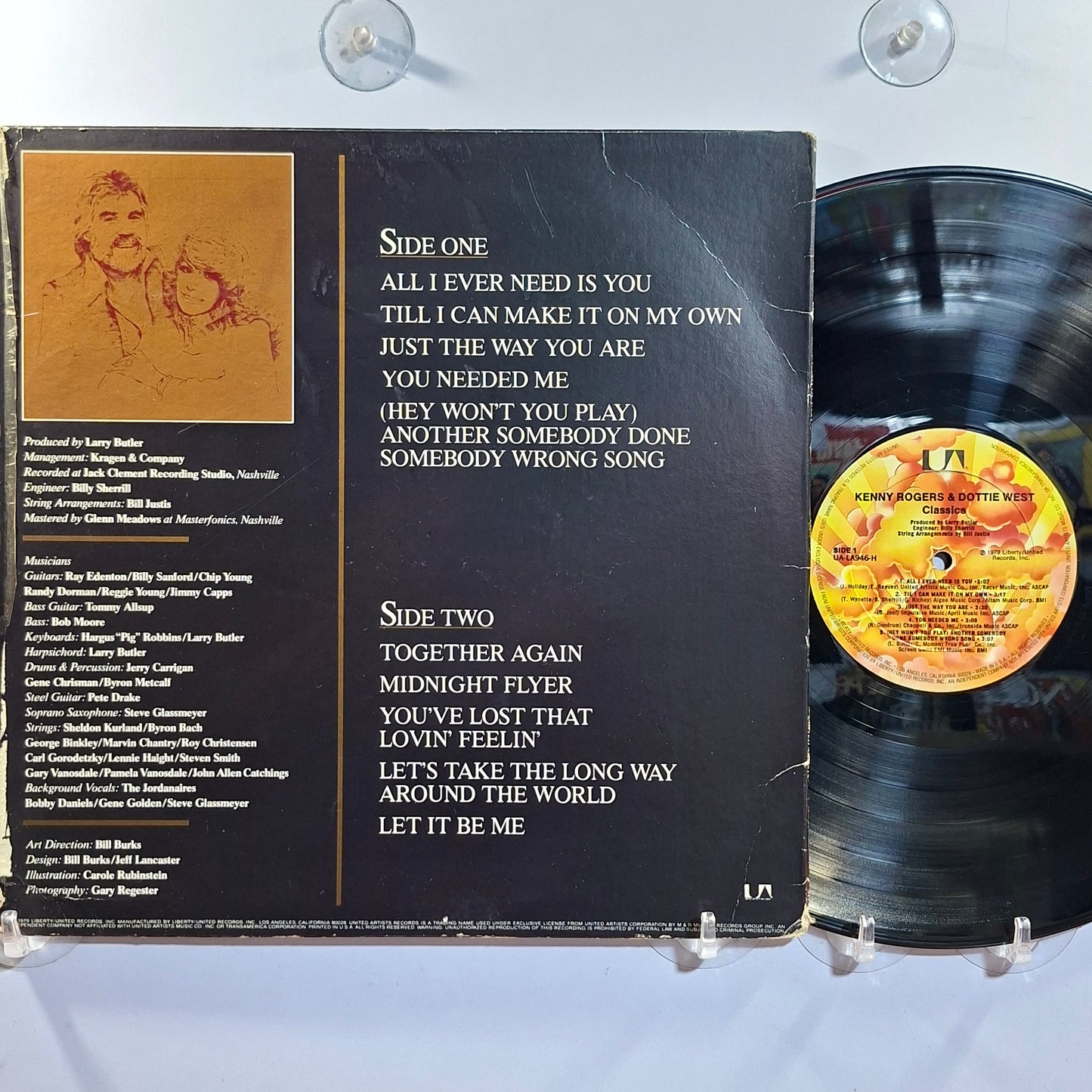 lp Kenny Rogers & Dottie West Classics made usa 1979 pop country