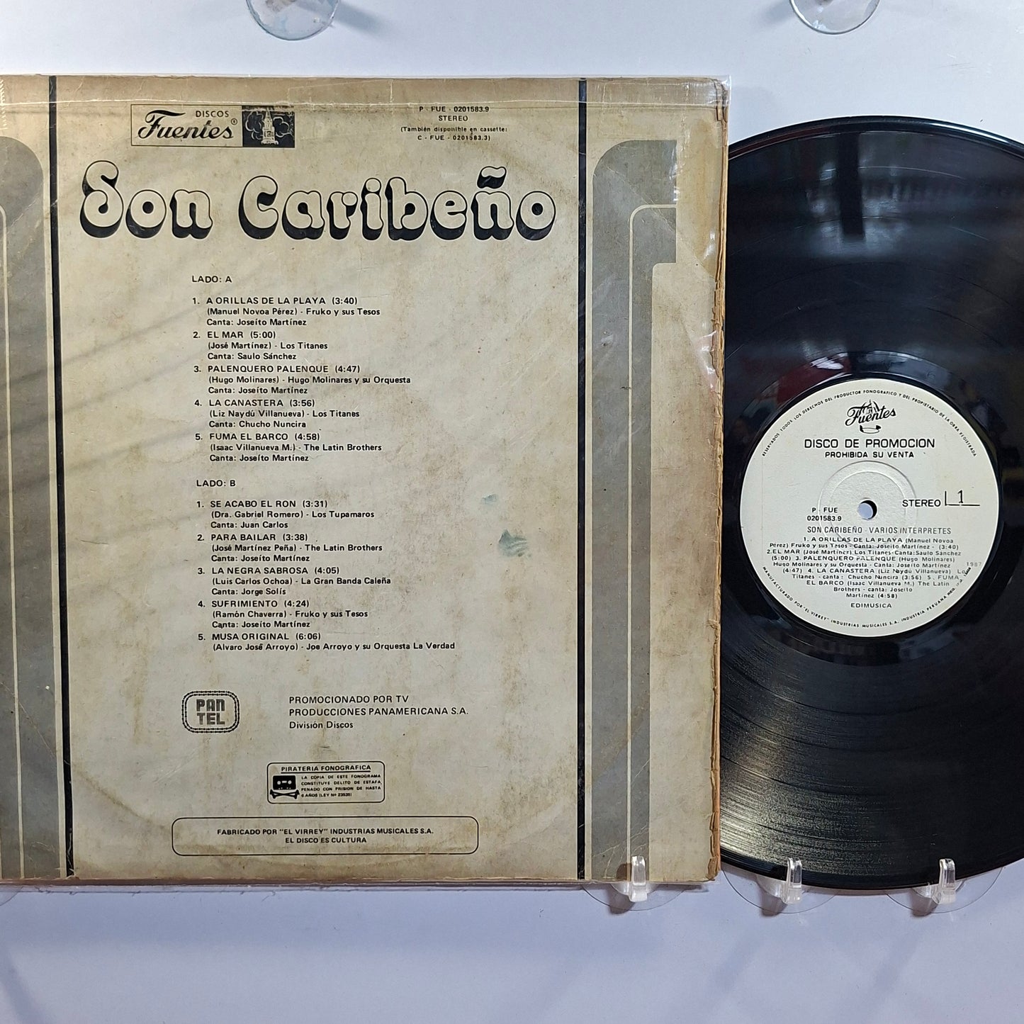 lp Son Caribeño Fruko Y Sus Tesos Los Titanes The Latin Brothers varios made peru 1987 promocional salsa cumbia