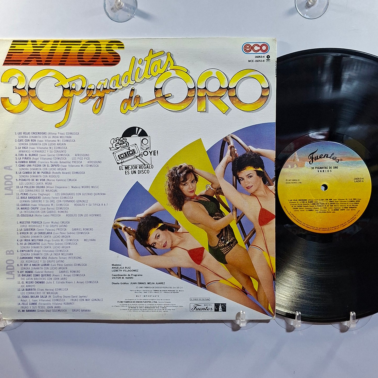 lp 30 Pegaditas De Oro Afrosound Joe Arroyo Fruko Y Sus Tesos varios made mexico 1987 latin cumbia