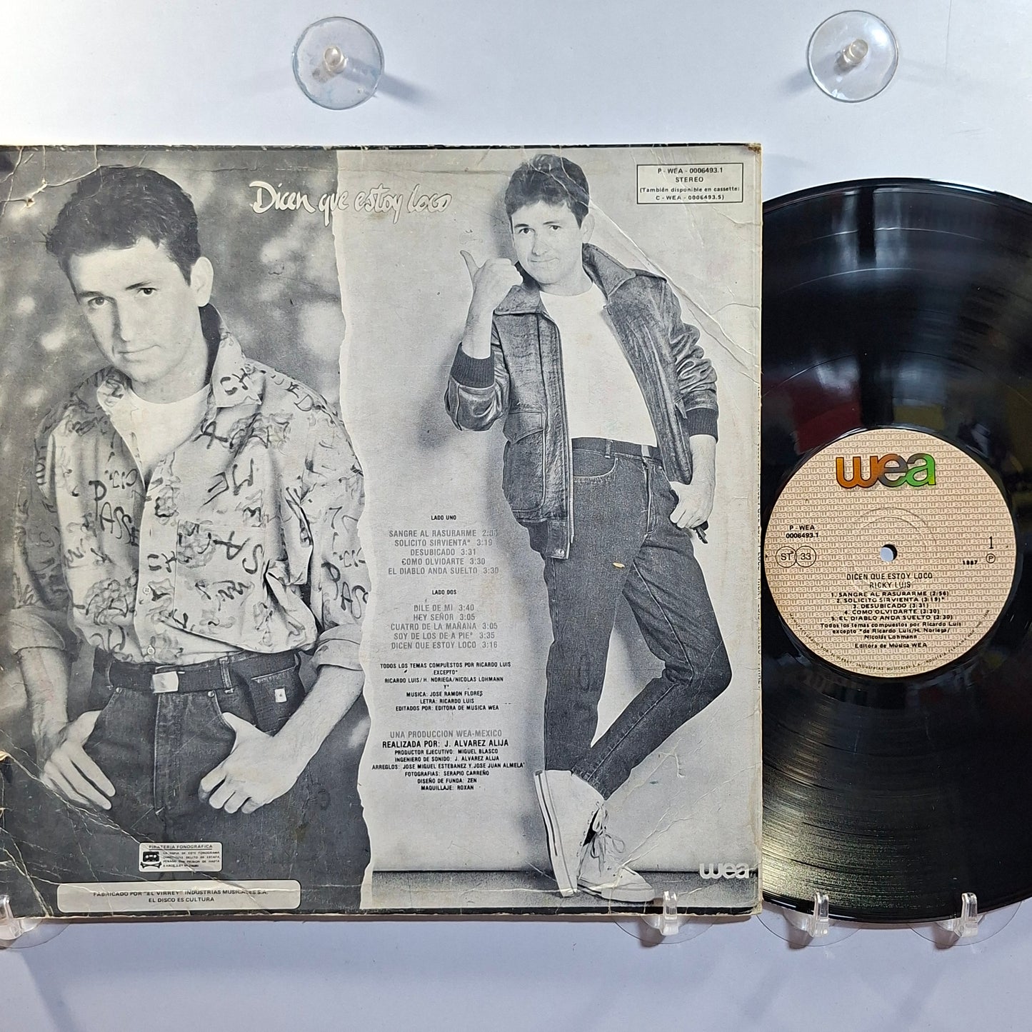 lp Ricky Luis Dicen Que Estoy Loco made peru 1986 latin pop rock