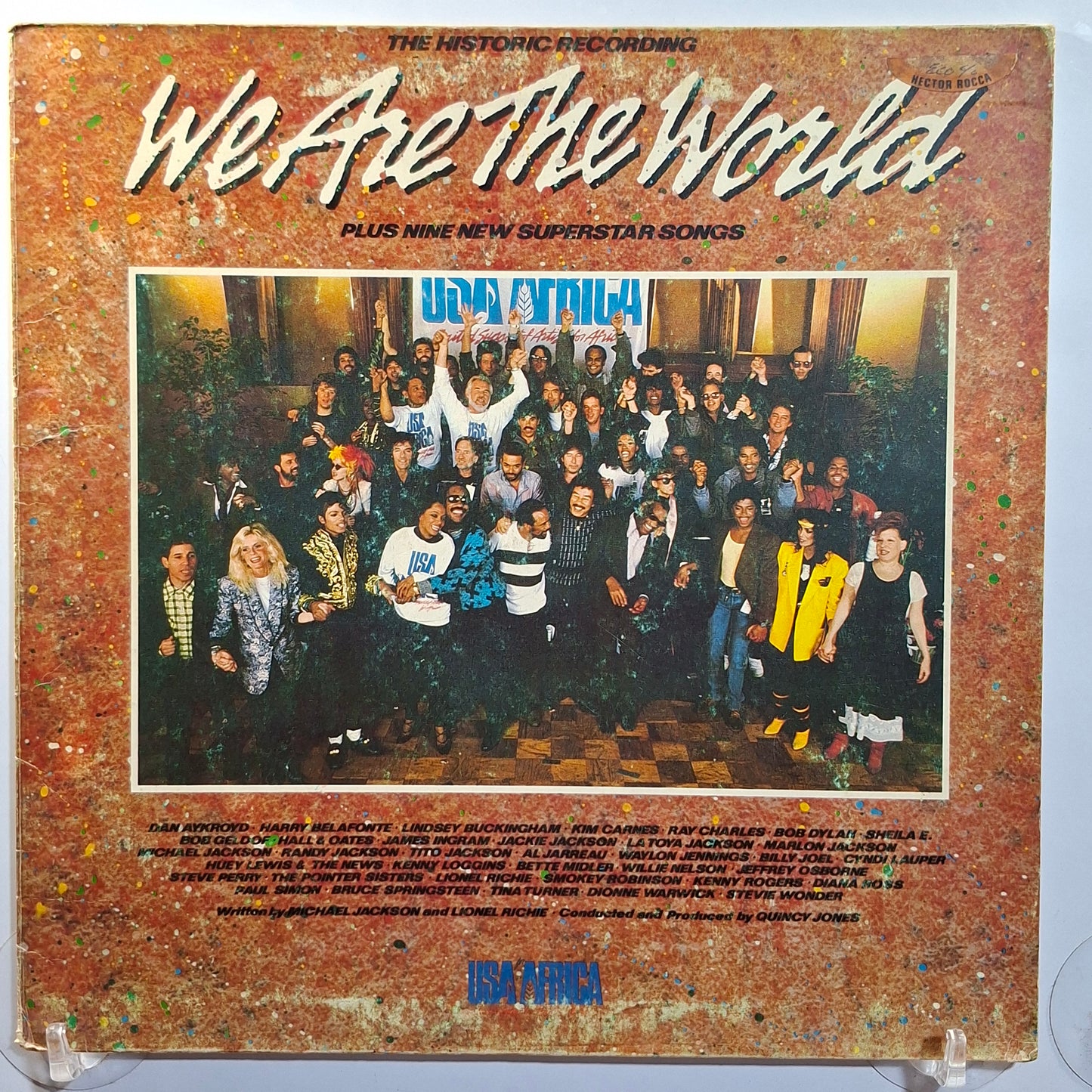 lp USA For Africa We Are The World made peru 1985 gatefold pop rock