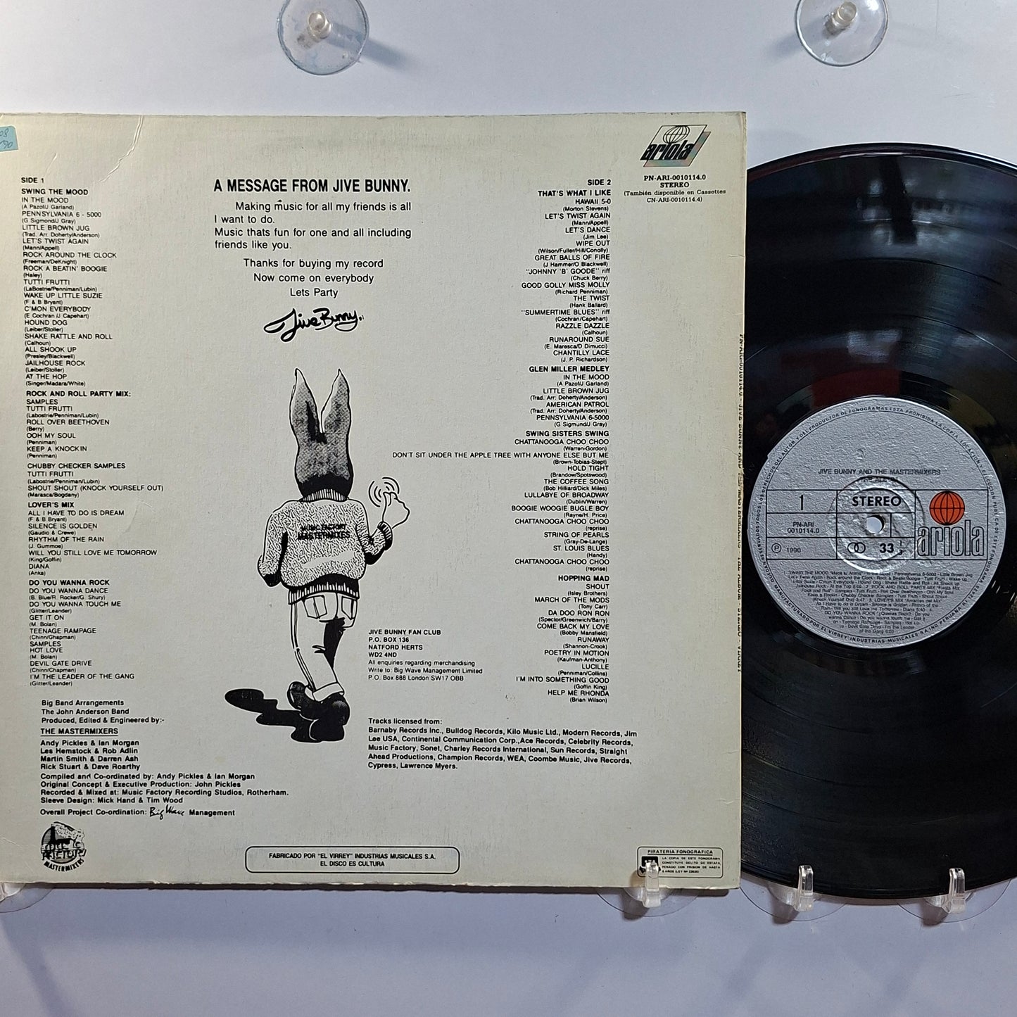 lp Jive Bunny And The Mastermixers The Album made peru 1989 rock and roll