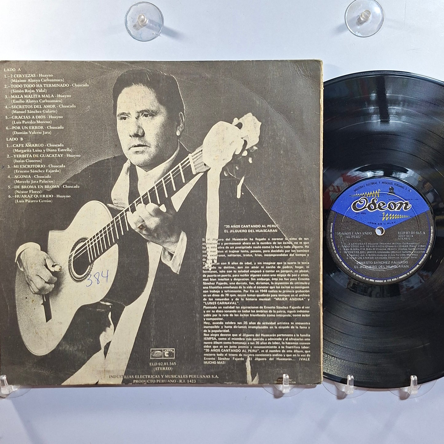 lp El Jilguero Del Huascaran 35 Años Cantando Al Peru made peru 1977 huayno folk