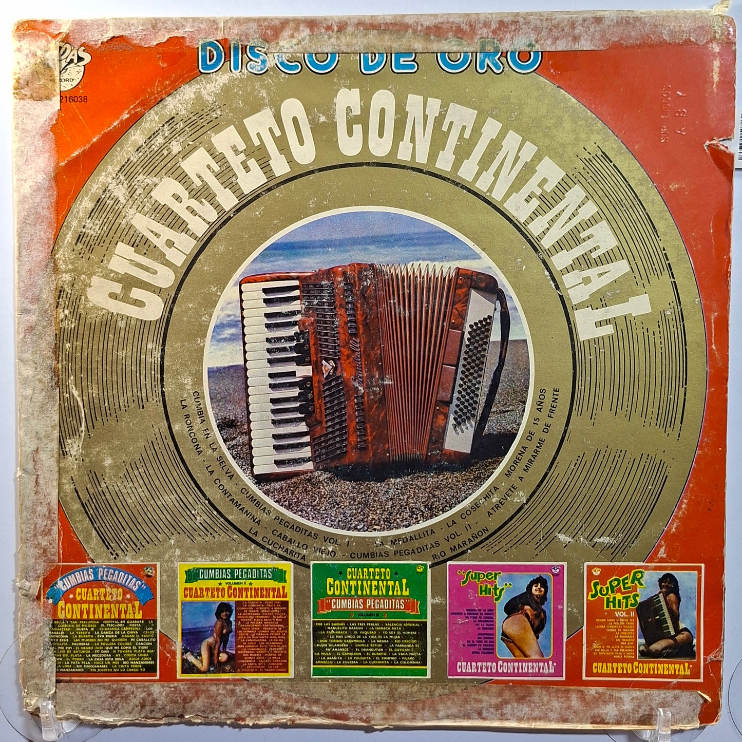 lp Cuarteto Continental Disco De Oro made peru 1982 latin cumbia